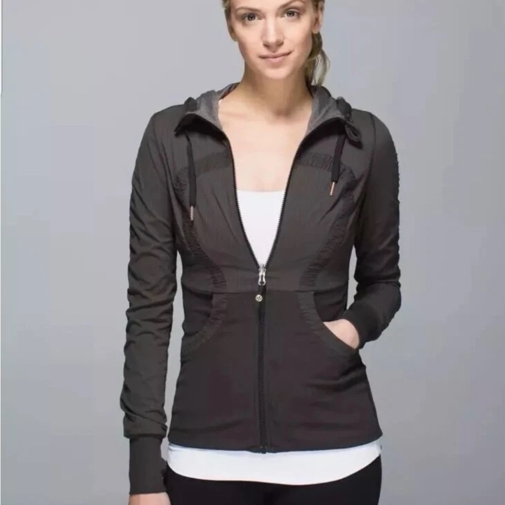 Lululemon Dance Studio reversible zip hoodie